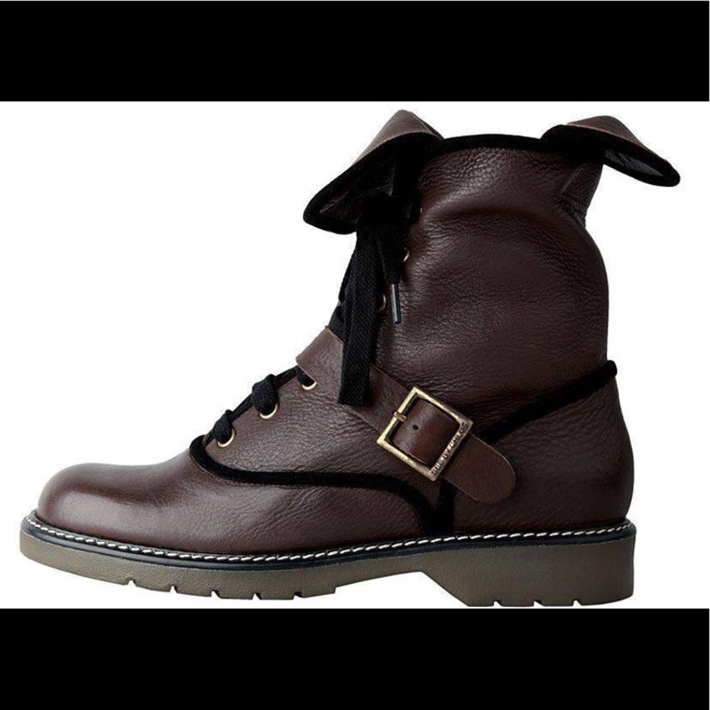 See by Chloe Foldover Combat Boot